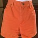 80s Vintage Orange Shorts Jeanology Bright Blue Denim Jean Shorts Blue Sexy Vintage Style Shorts High Wasited Ocean Blue
