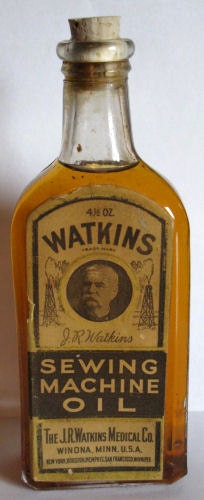 Original WATKINS SEWING Machine Oil WINONA by LastChanceAntiques