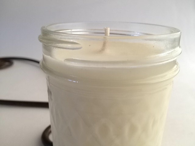 Creme Brulee Mason Jar Candle, Sweet Scented Candle