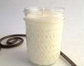 Pumpkin Pie Scented Candle, 8 oz Soy Jar Candle, Hand Poured Soy Candle, Mason Jar Candle