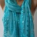 Elegant -Blue /Turkish Shawl -Scarf