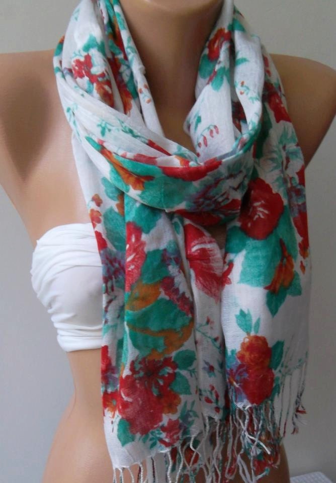Shawl for Summer / Elegance Shawl / Scarf /soft and light