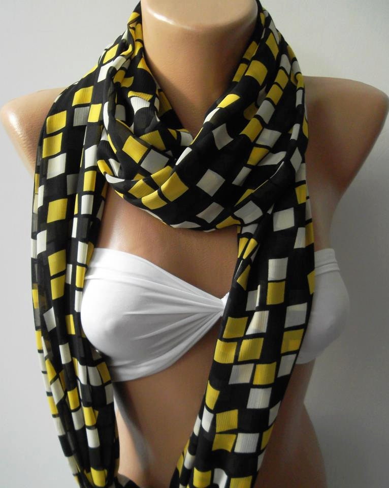 Circle Scarf Infinity Scarf Tube scarf... It made with good quality CHIFFON fabric
