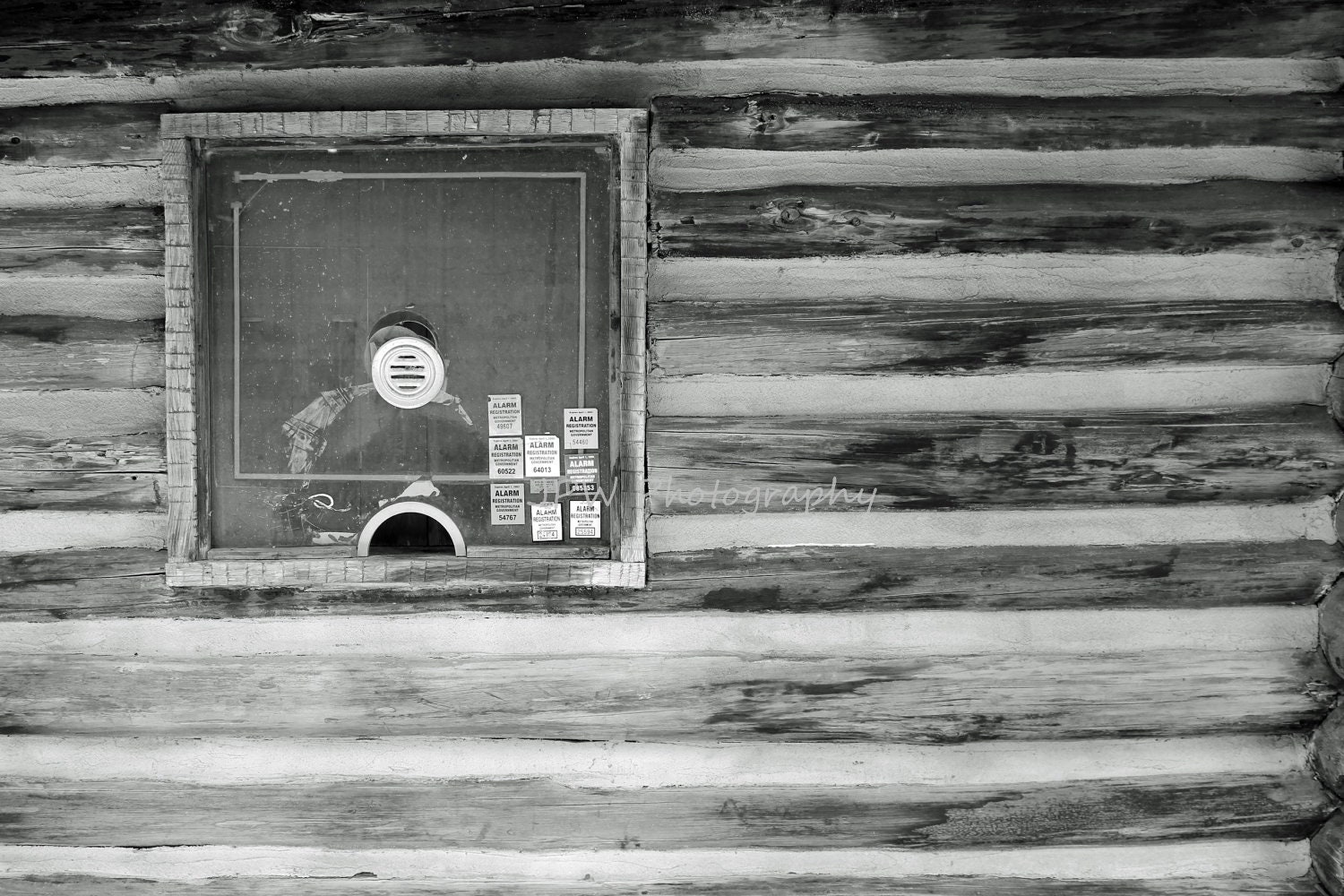 Black & white Photograph Nashville Buy Tickets Here, Wooden Window 7x5