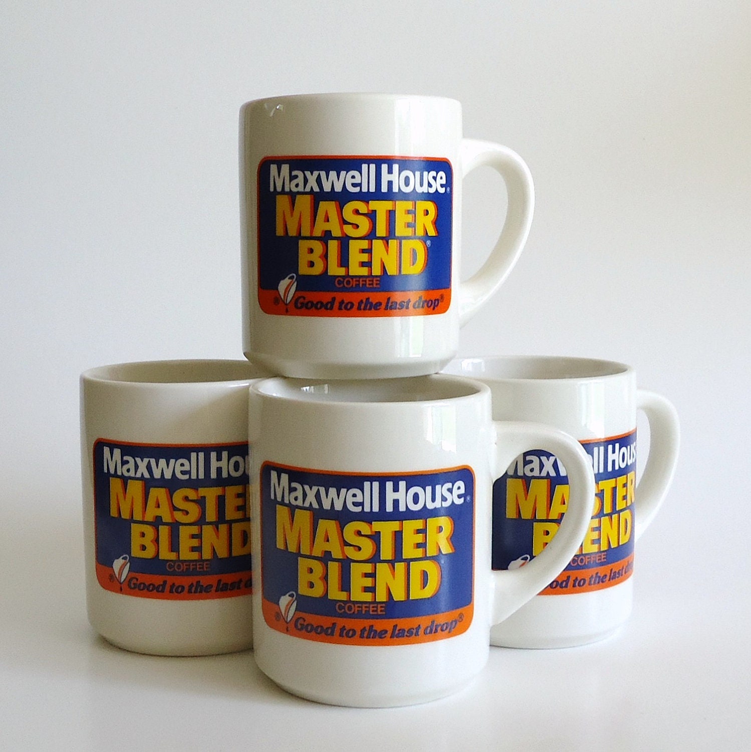Maxwell House brand Coffee Cup Mugs vintage