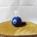 Needle Felted Whale -  miniature blue whale figure - 100% merino wool