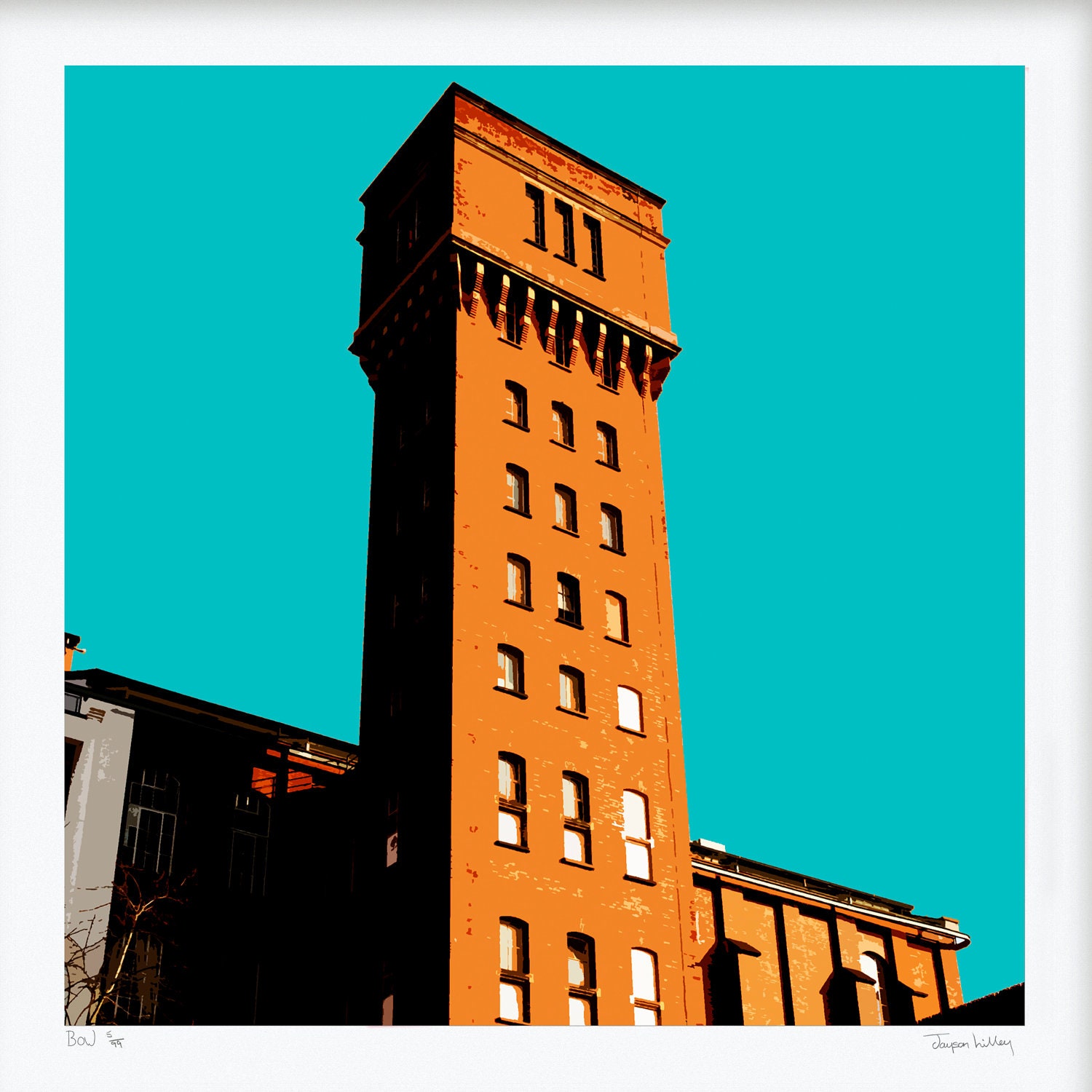 Bow Quarter, Giclee Print