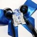 R2-D2 Hair Bow/ Brooch blue and black