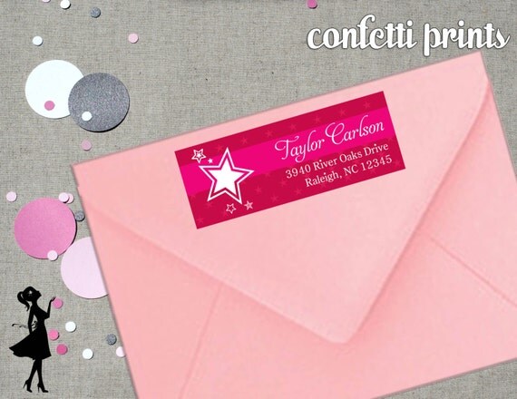 AMERICAN GIRL Personalized Address Label Printable Il_570xn
