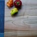 5th Anniversary Gift- Rustic Farmhouse Cutting Board- Large Footed Spalted  Black Cherry- Handcrafted Rustic Beeswax & Oil 178