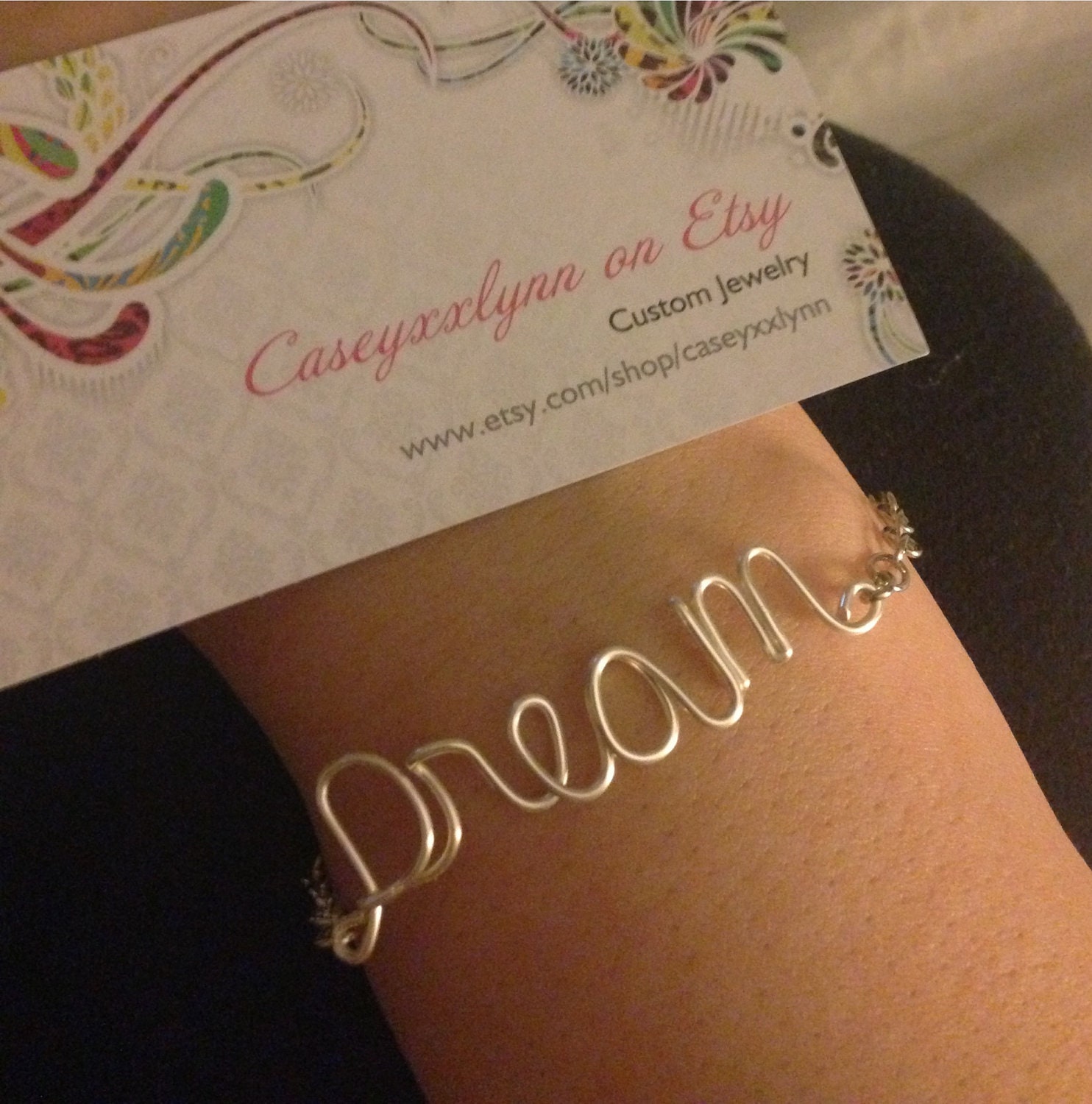 Custom made personal bracelet- name, initials 