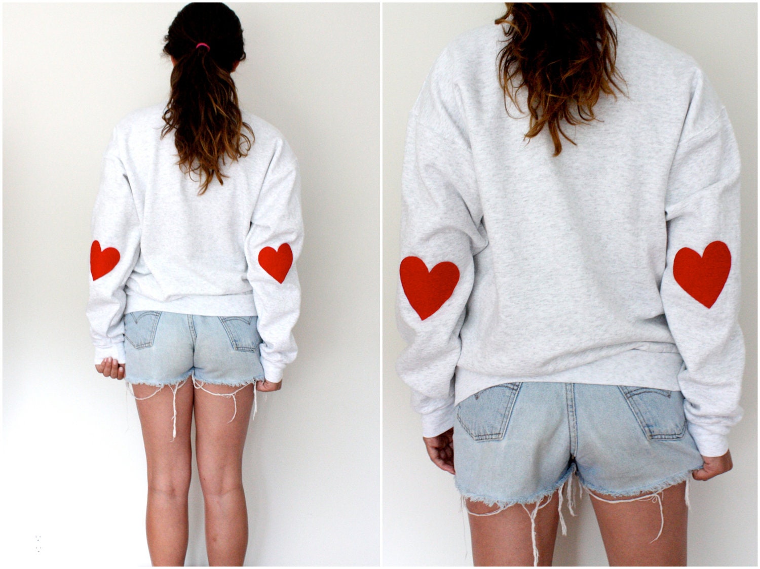 Elbow Heart Sweatshirt - Original Red