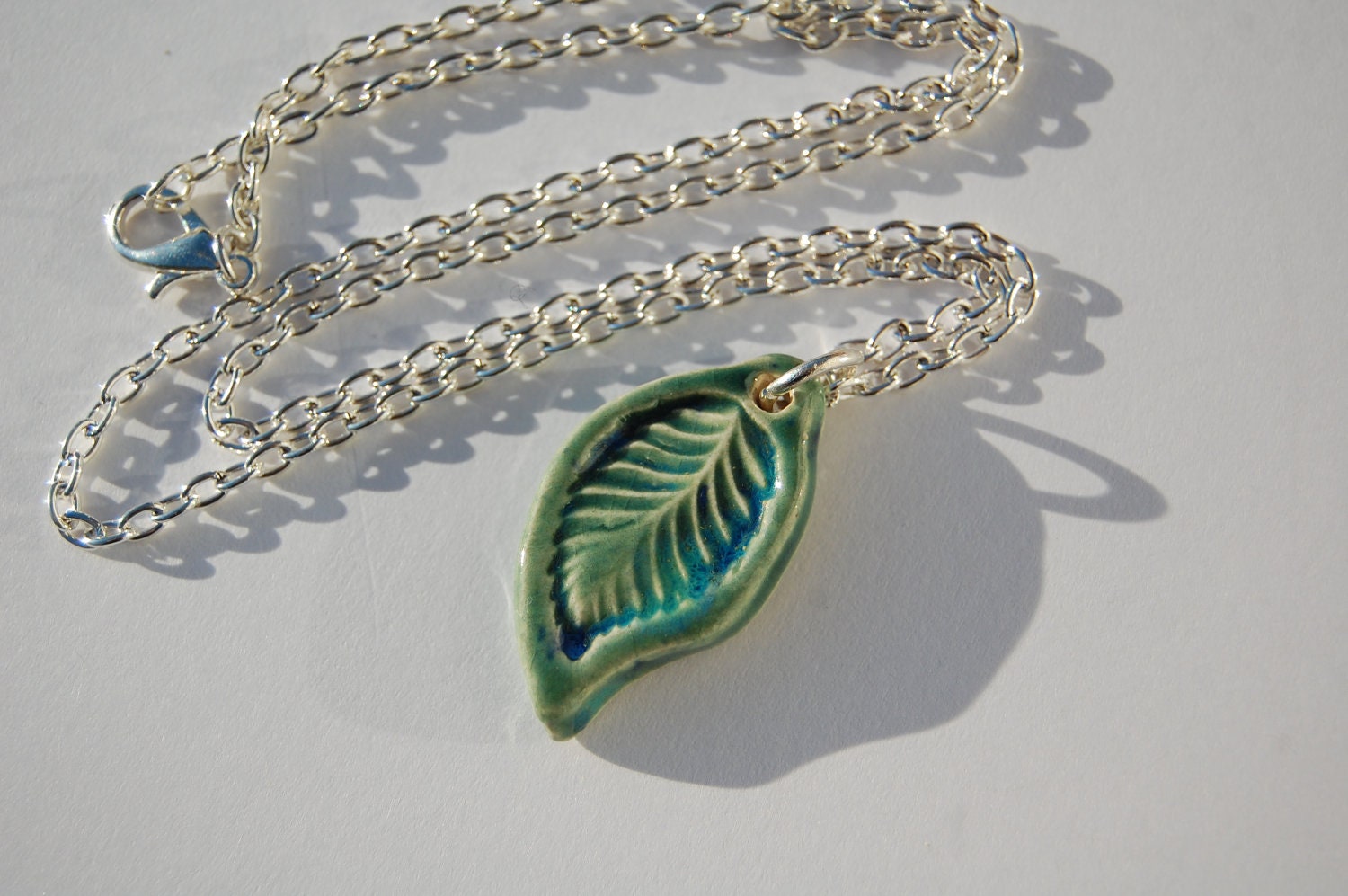 Green Leaf Necklace