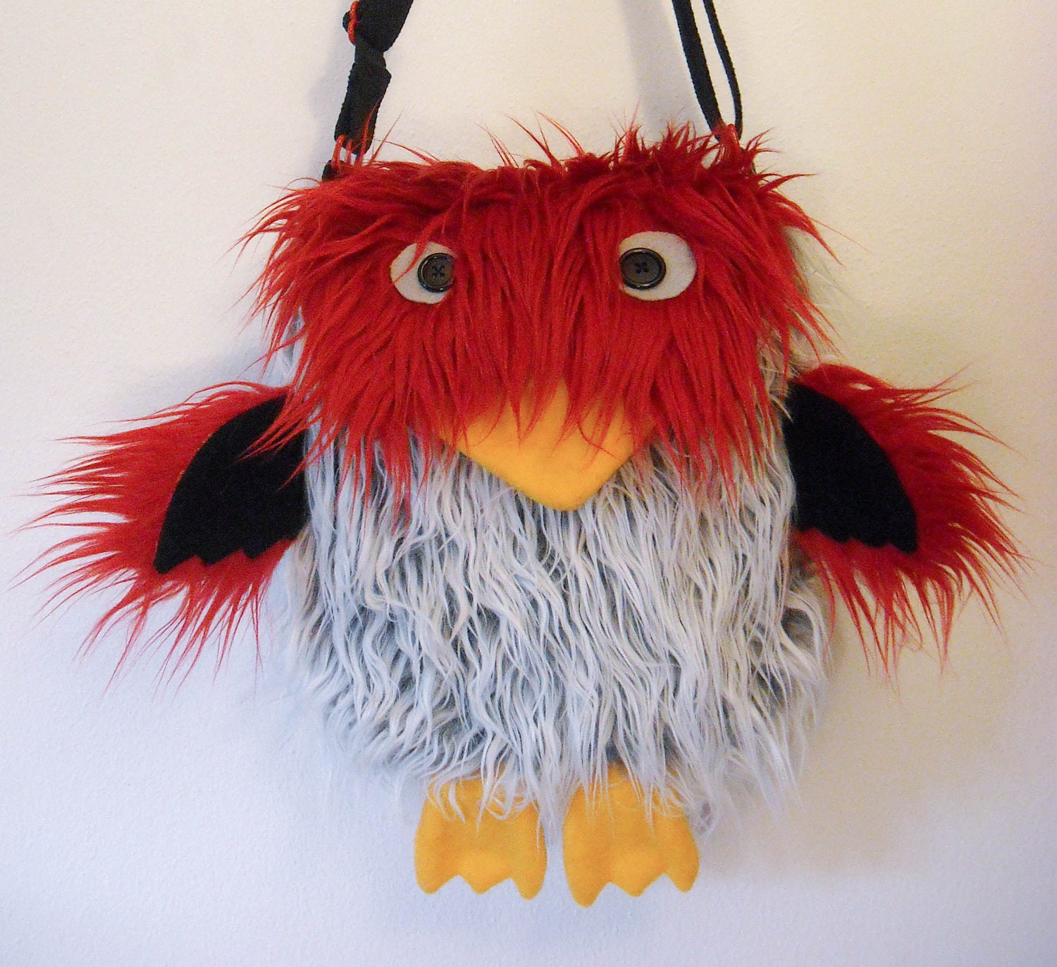 Furry Bird Novelty Purse - Magellan