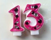 Birthday Candle - Blinged Out Number Candle - DOUBLE DIGIT - Rhinestone, glitter, blingy number candles. Il_170x135