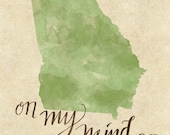 Georgia On My Mind print