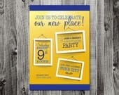 Frames on the Wall - Housewarming Invitation