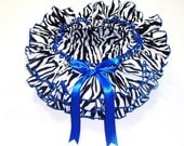 Little MISS ZEBRA (Choose Your Own Trim COLOR) Newborn Infant Toddlers All the Way Around Ruffle Bloomers Diaper Cover by Bloomin Cuties