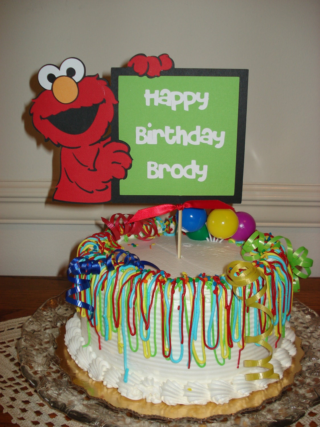 Sesame Street Cake Topper, You Choose Character - Elmo Cake Topper, Cookie Monster Cake Topper
