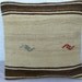 ORGANIC Modern Bohemian Home Decor,Wool Turkish Kilim Cicim Embroidery Pillow Cover 16"x16'',Tribal Pillow,Decorative Throw Pillows.