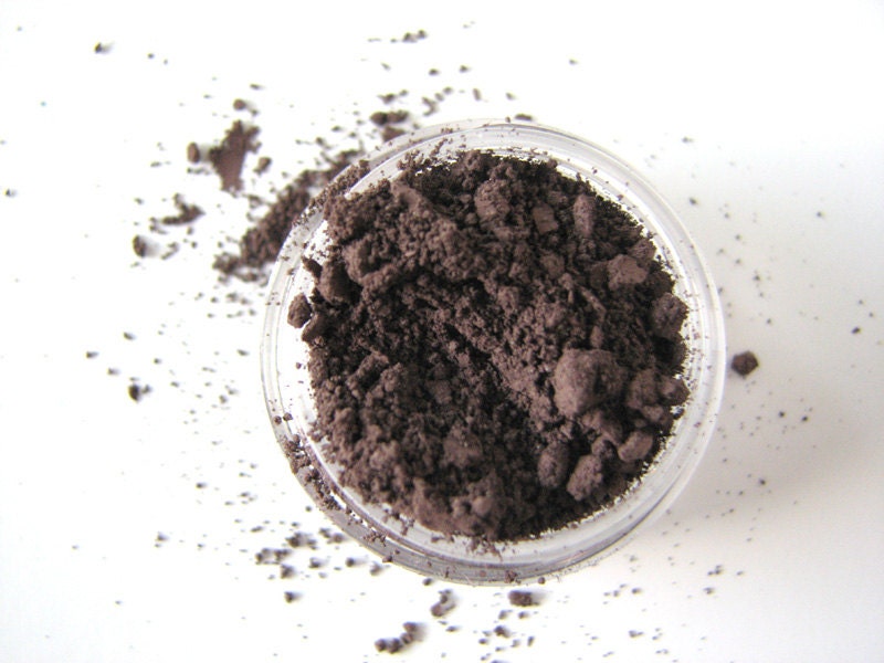 Mineral Eyeshadow Eyeliner - Coffee Bean- Brown Eyeliner- Mineral Makeup - Vegan - Bath and Beauty - Brown Matte