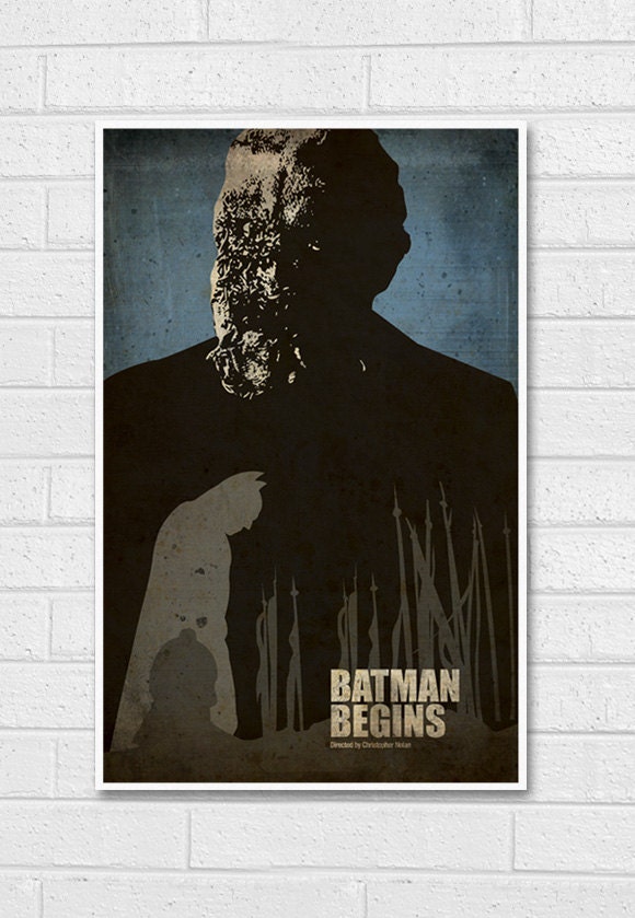 Batman Begins Movie Poster Print 11X17