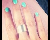 Wide Band Ring Sterling Silver - Custom Jewelry
