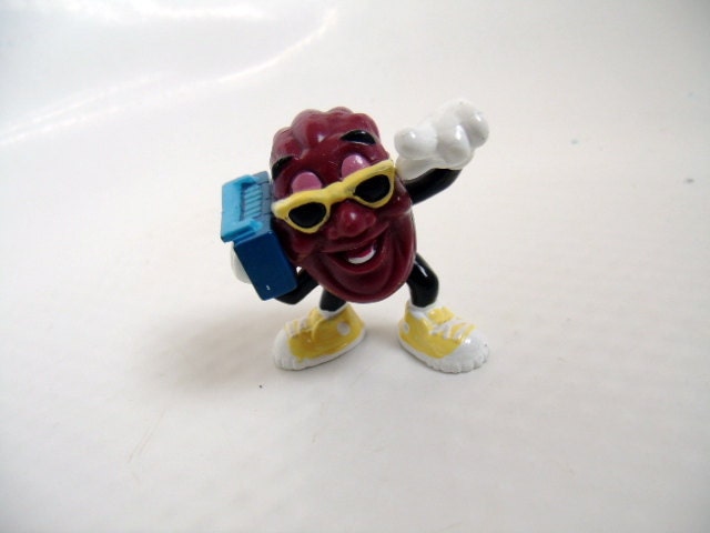 Vintage 1980's California Raisin with Boom Box