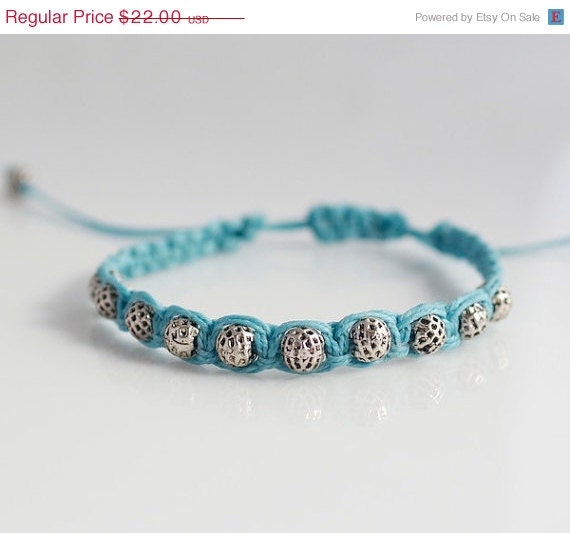 Waxed Linen Bracelet, Macrame Bracelet, Delicate Bracelet, Boho Bracelet
