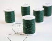 Whole 50g Spool Green Linen Thread, NeL 18/3