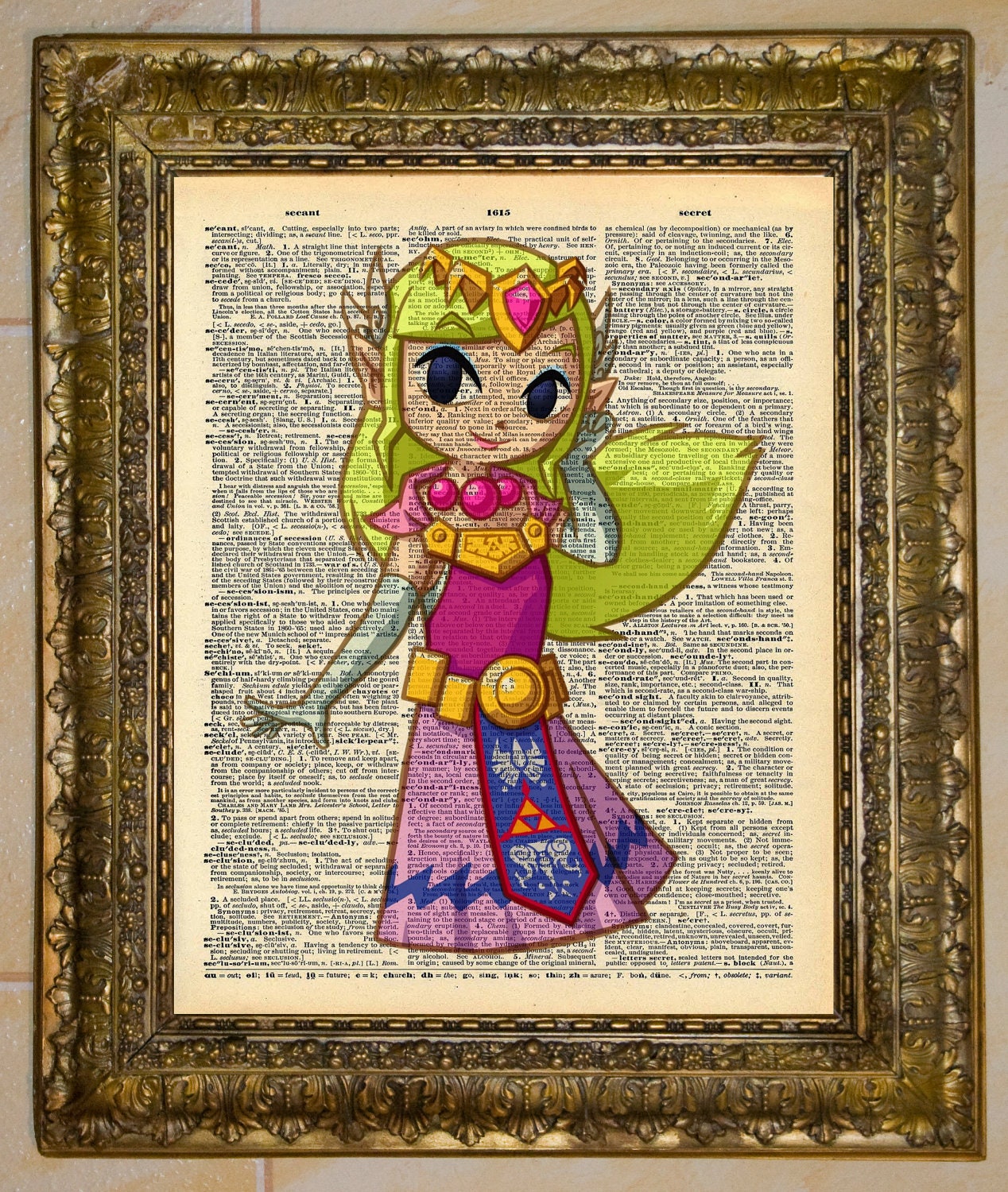 Legend of Zelda Princess Zelda Dictionary Art