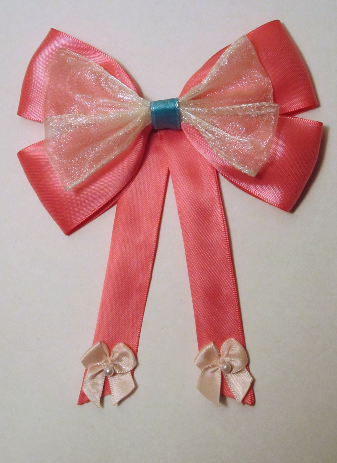Cinderella Pink Dress Hair bow Disney Inspired