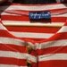 SALE Vintage Red and White Striped Shirt