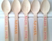 Dinosaur Birthday Wooden Ice Cream or Party Spoons (20)