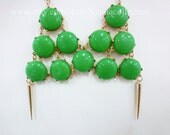 Christmas limited edition.Only there, olive green candy bubble necklace fake collar