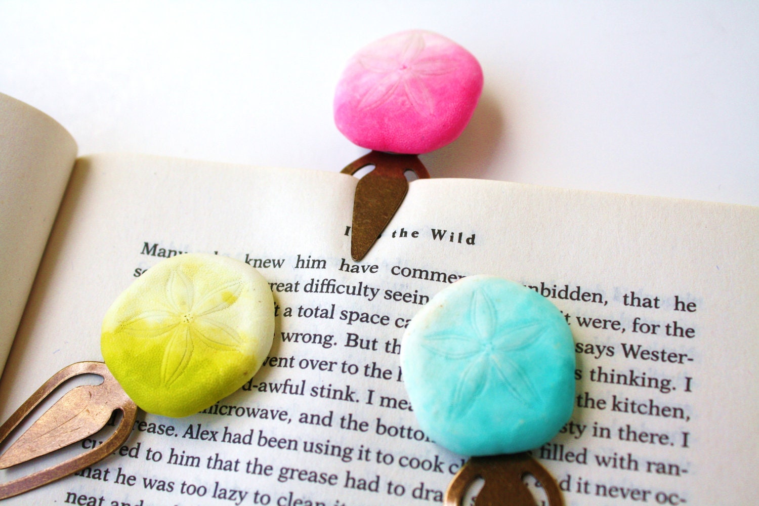 Set of Three Unique Bookmarks, Unusual Bookmark, Metal Bookmark, Housewarming Gift, Unique Gift, Fancy Bookmark, Stocking Stuffers