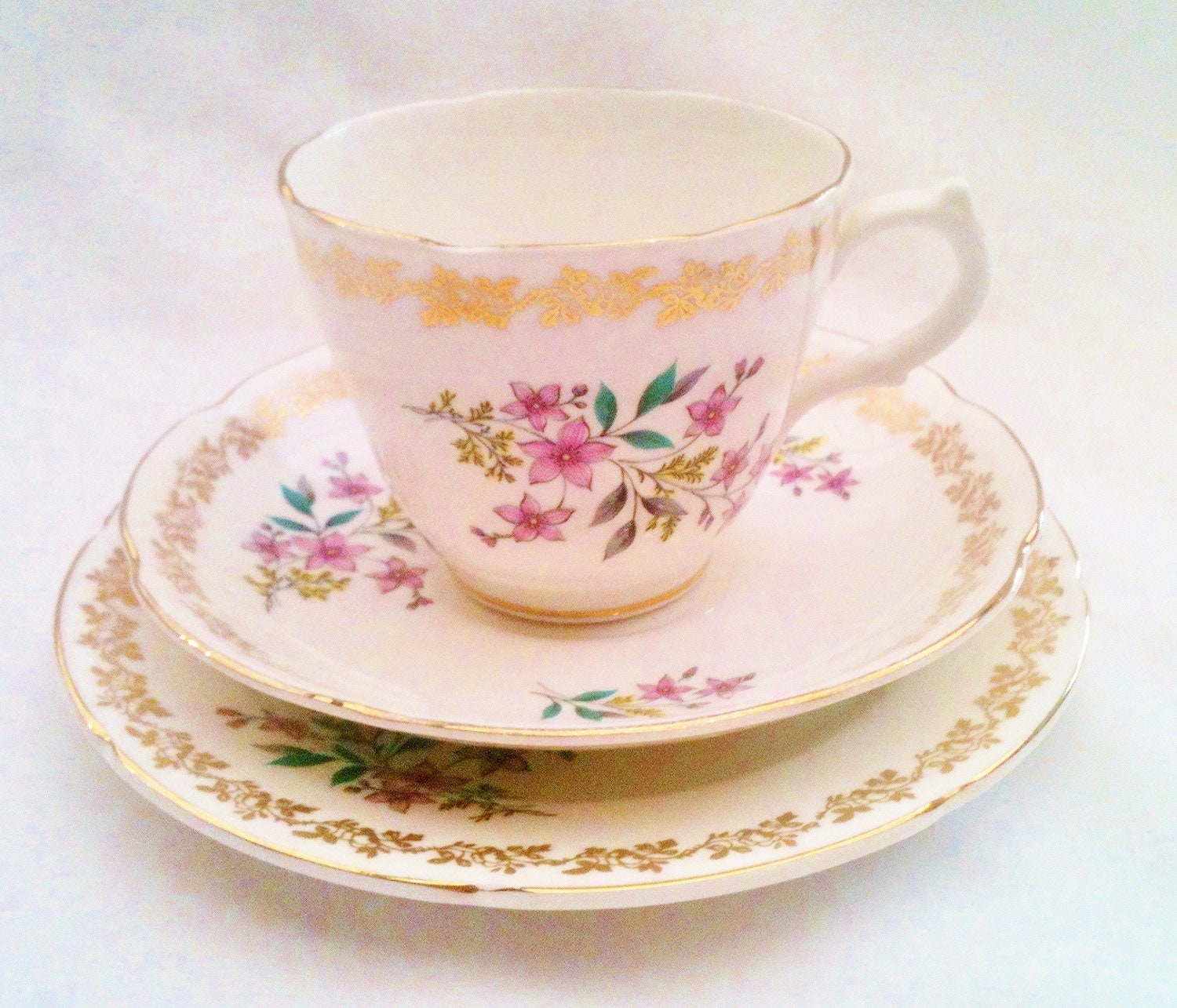 Royal Grafton Fine Bone China Cup and Saucer trio set