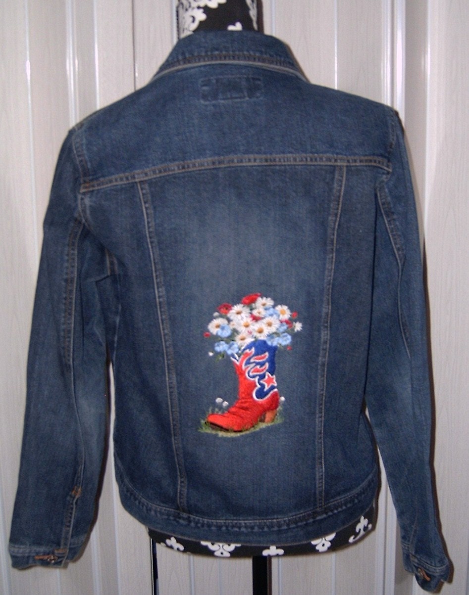 embroidered Jean Jacket