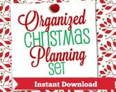 INSTANT DOWNLOAD-Holiday Planner Set-Christmas Planner Instant Download-Organization Printables-13 Documents