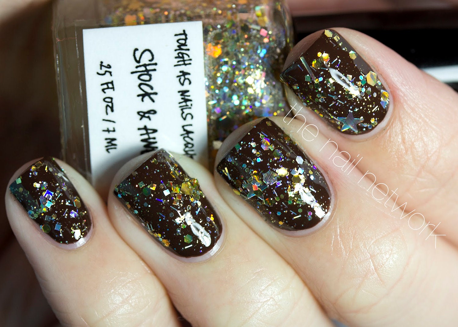 Shock & Awe SHORTY SIZE (.25 fl oz/7 ml) Handmade Nail Lacquer