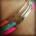 Silver bar bracelet