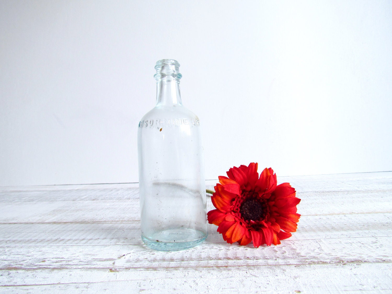 Vintage Clear Bottle Circa 1920
