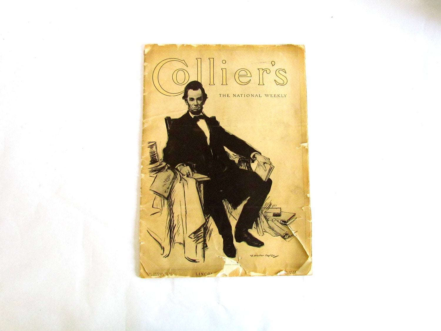 Antique Collier's Newspaper 1907