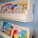 The Natale. Custom (made to order) White Kids book shelf. Made of reclaimed pallet wood.