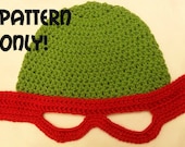 Instant Download Turtle Power Child And Adult Crochet Pattern Teenage Mutant Ninja Turtles Inspired