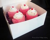 Baby Cakes Diaper Cupcakes - Diaper Cake, Baby Shower, decoration, centerpiece, Baby gift