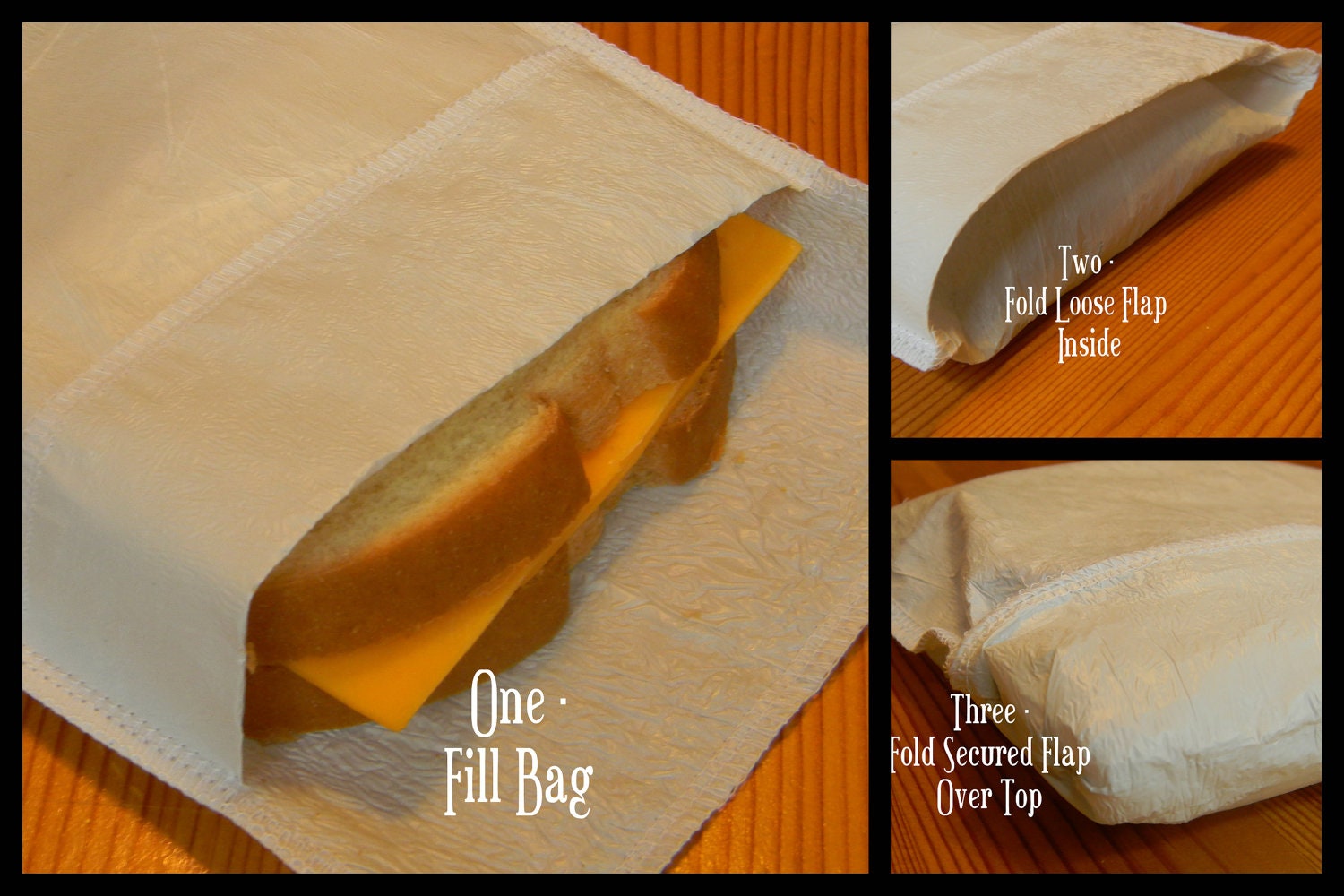 Reusable Sandwich Bags with Mix and Match Designs