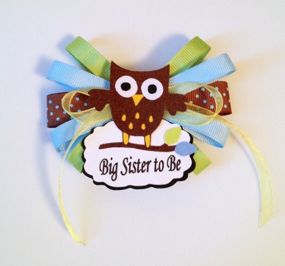 Big Sister Ribbon Corsage Pin Il_570xn