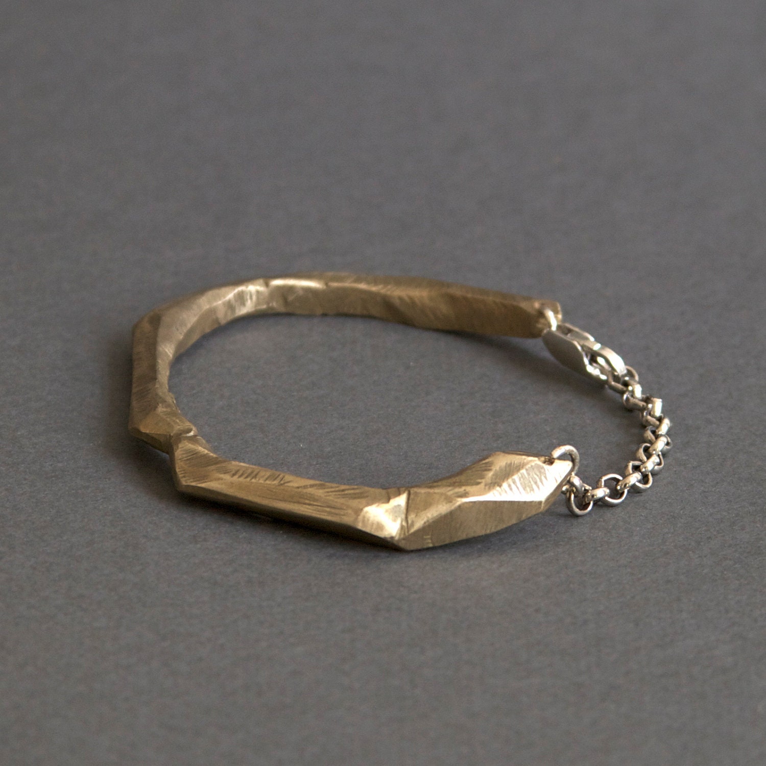 Faceted Branch Bangle