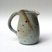 Blue Brown Handmade Ceramic Pottery Stoneware Creamer Pitcher Water Syrup Dispenser